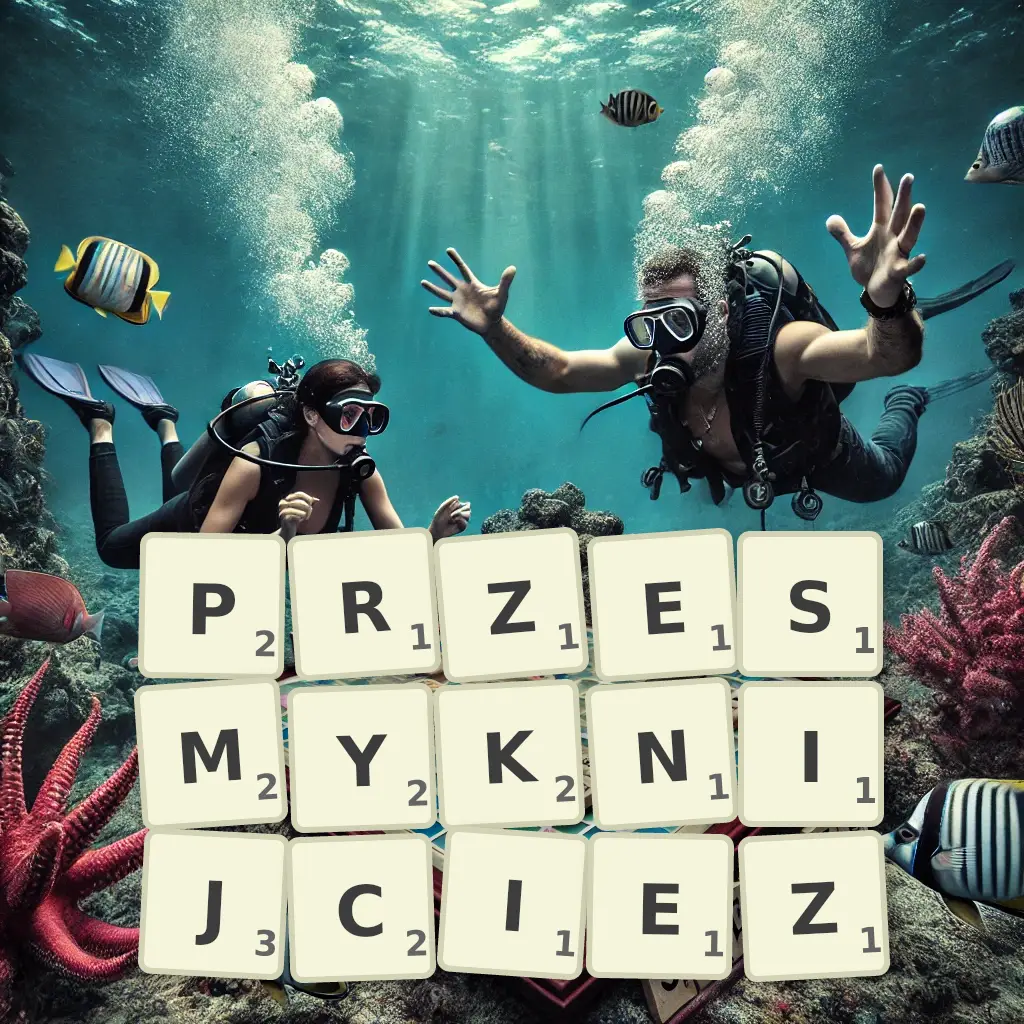 Słowa z liter PRZESMYKNIJCIEŻ