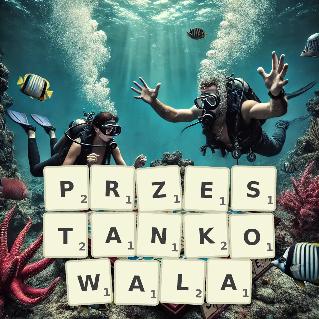 Słowa z liter PRZESTANKOWAŁA