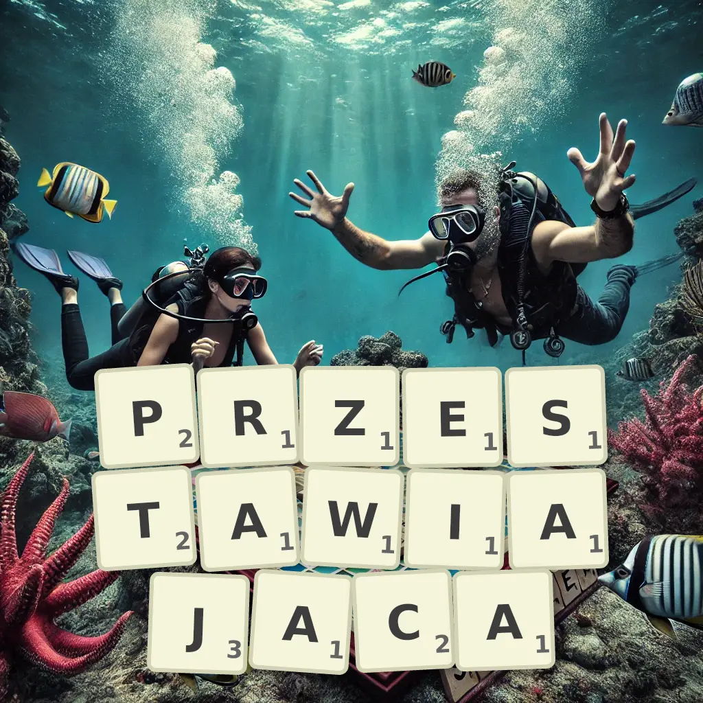 Słowa z liter PRZESTAWIAJĄCA