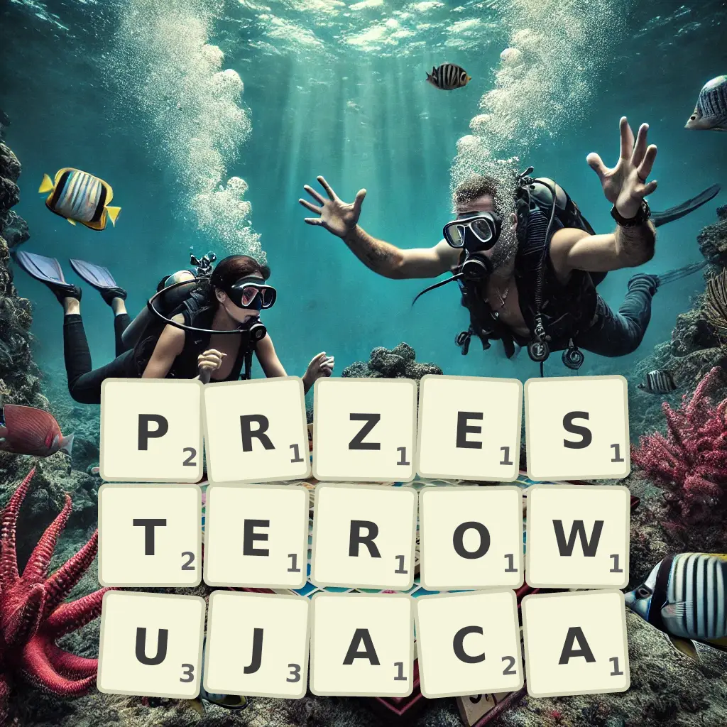 Słowa z liter PRZESTEROWUJĄCĄ
