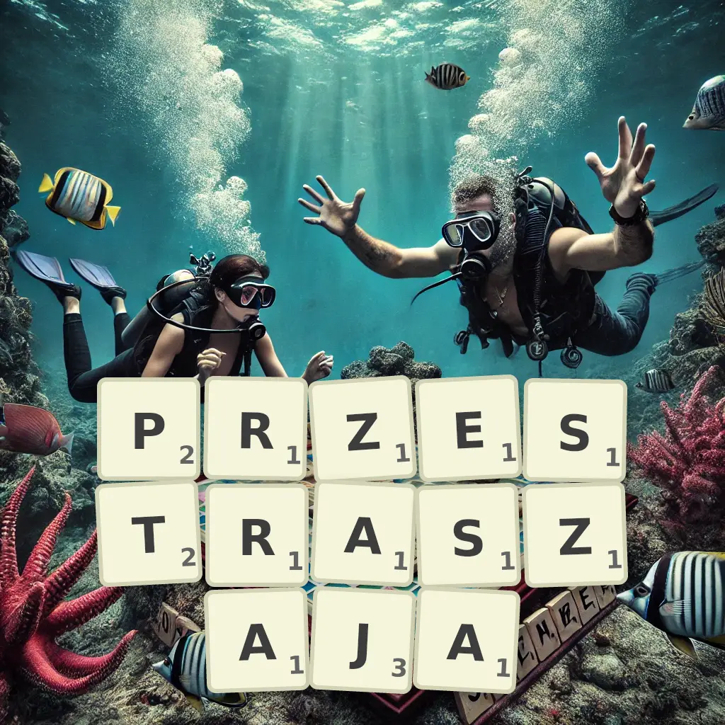 Słowa z liter PRZESTRASZAJĄ