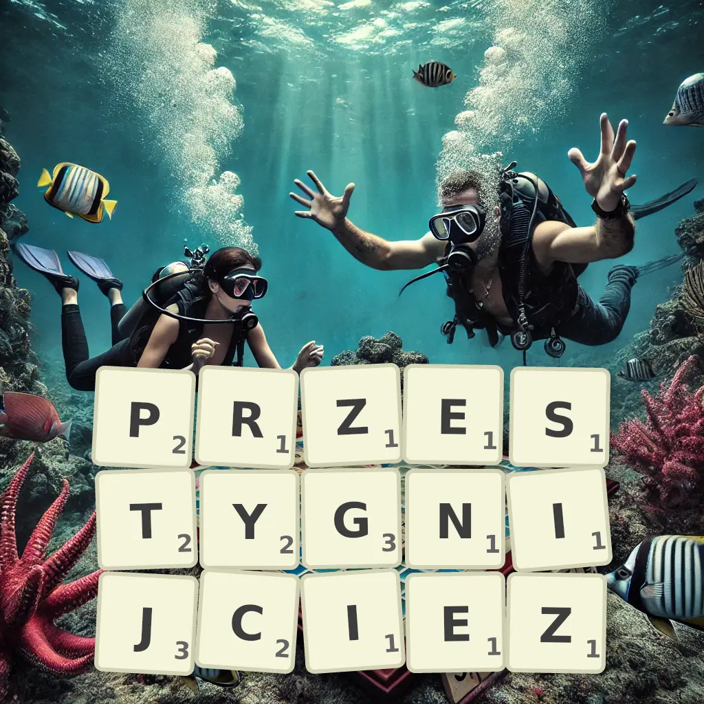 Słowa z liter PRZESTYGNIJCIEŻ