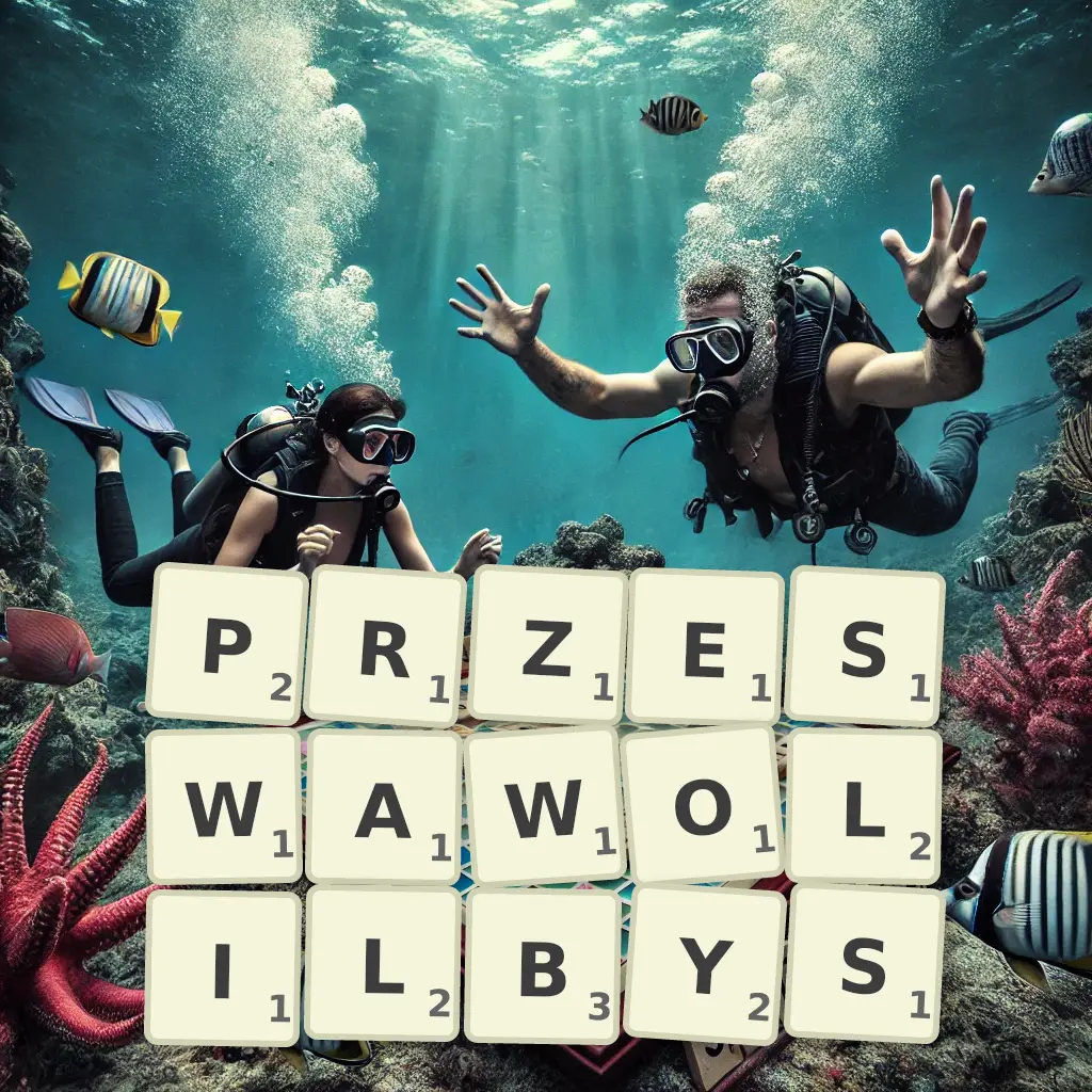 Słowa z liter PRZESWAWOLIŁBYŚ