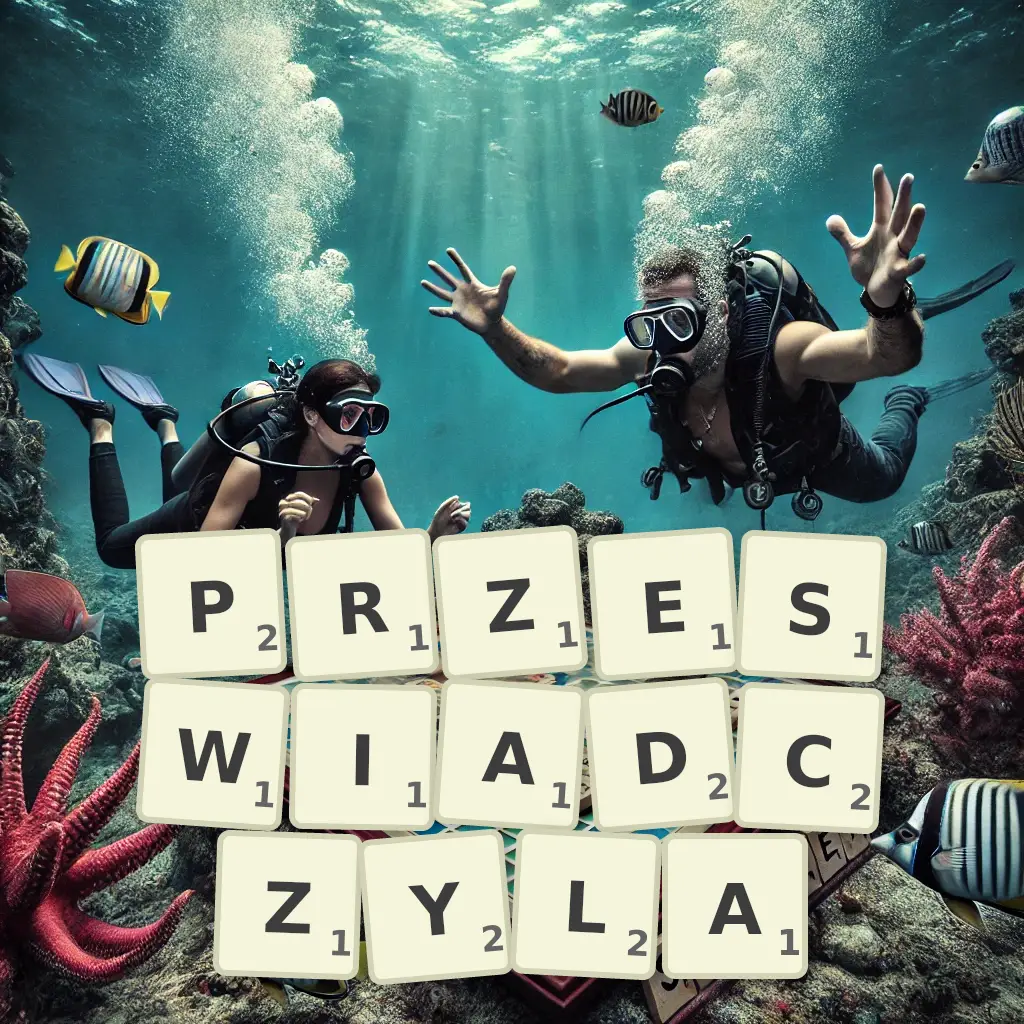 Słowa z liter PRZEŚWIADCZYŁA
