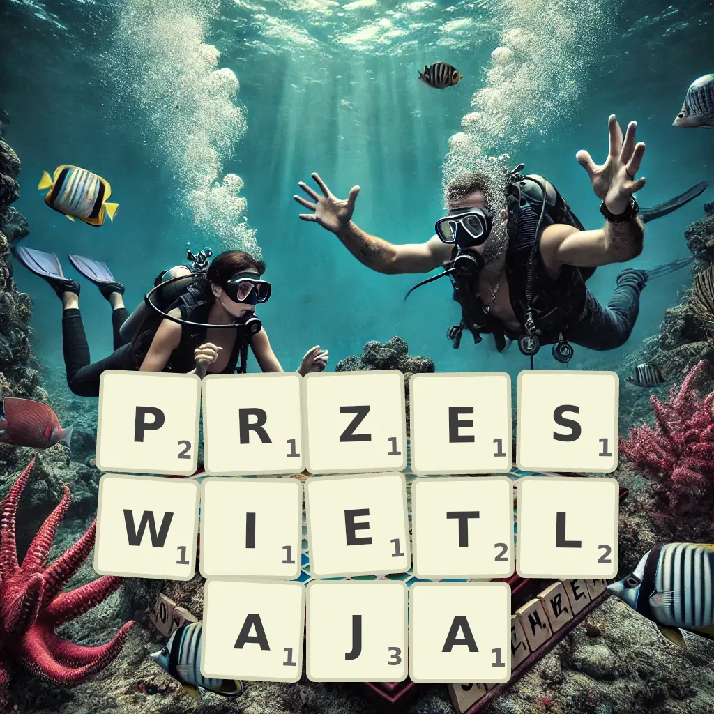 Słowa z liter PRZEŚWIETLAJĄ
