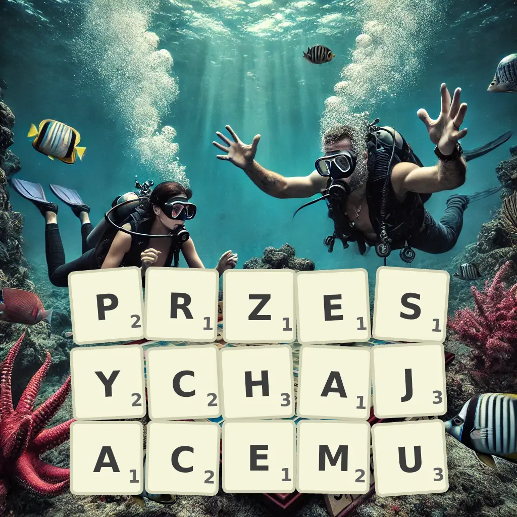 Słowa z liter PRZESYCHAJĄCEMU