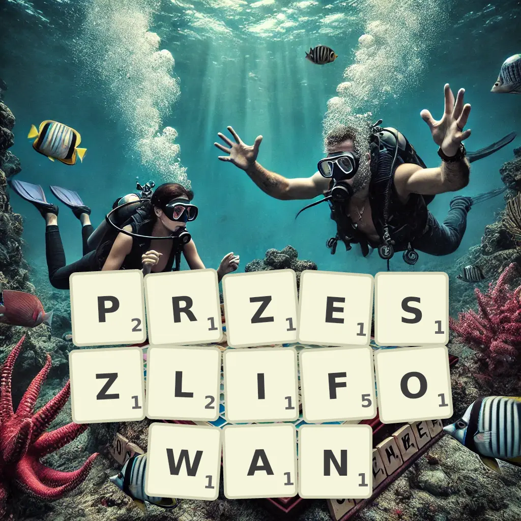 Słowa z liter PRZESZLIFOWAŃ
