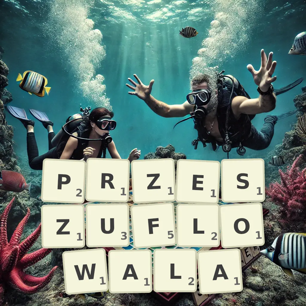 Słowa z liter PRZESZUFLOWAŁA