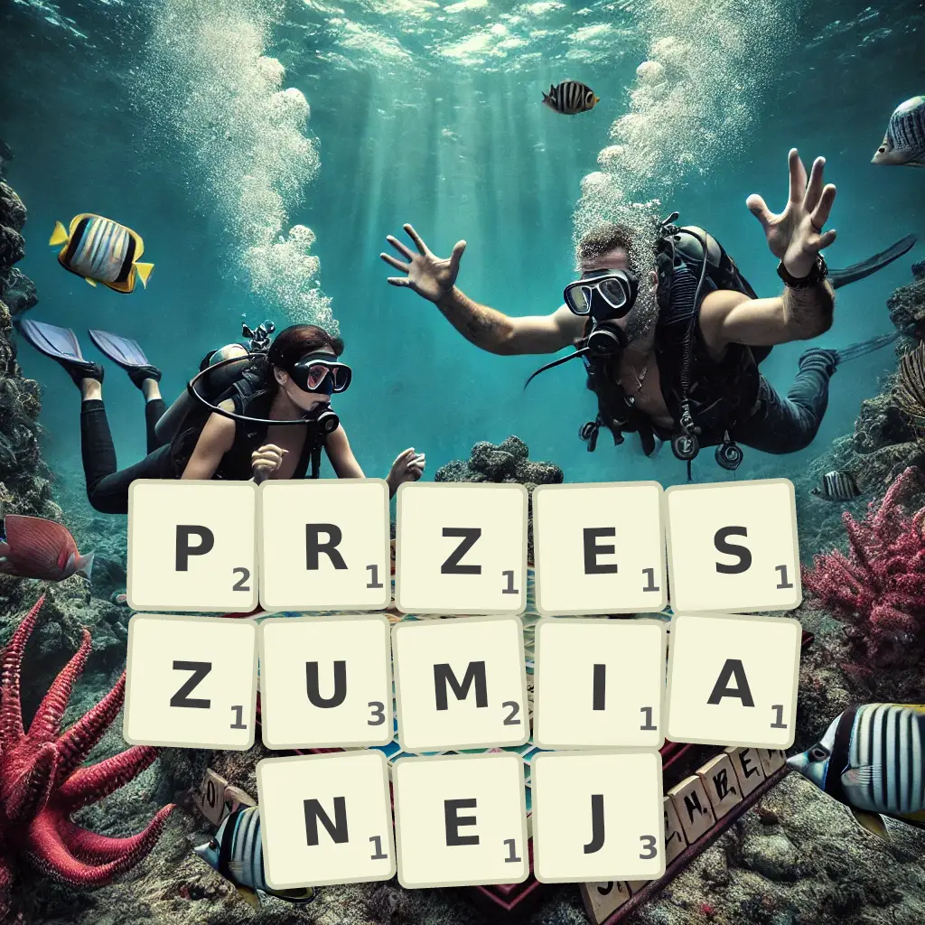 Słowa z liter PRZESZUMIANEJ