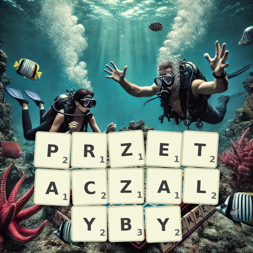 Słowa z liter PRZETACZAŁYBY