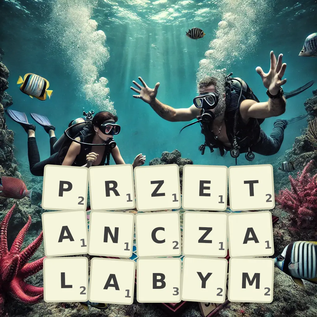 Słowa z liter PRZETAŃCZAŁABYM