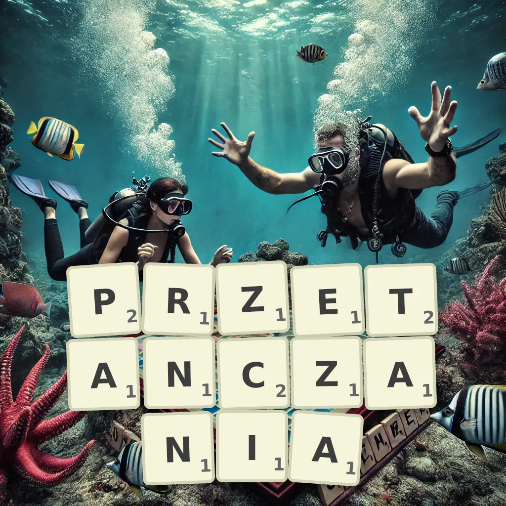 Słowa z liter PRZETAŃCZANIA