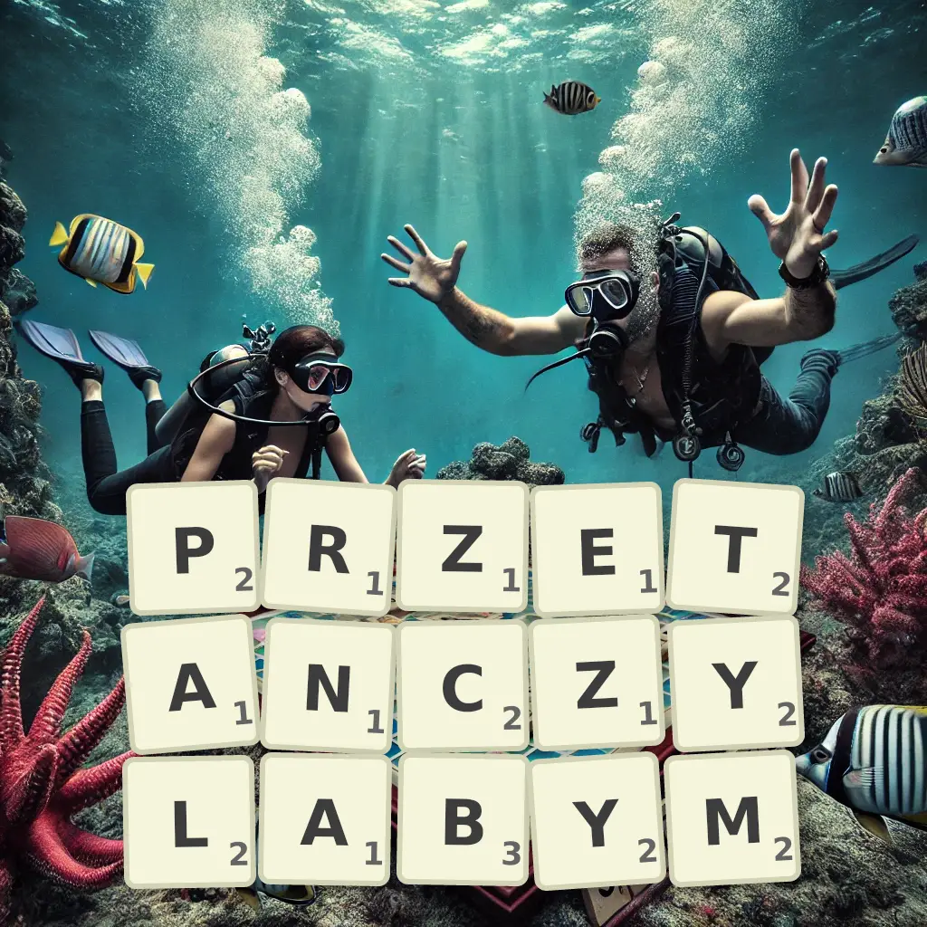 Słowa z liter PRZETAŃCZYŁABYM