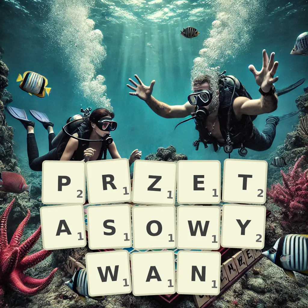 Słowa z liter PRZETASOWYWAŃ