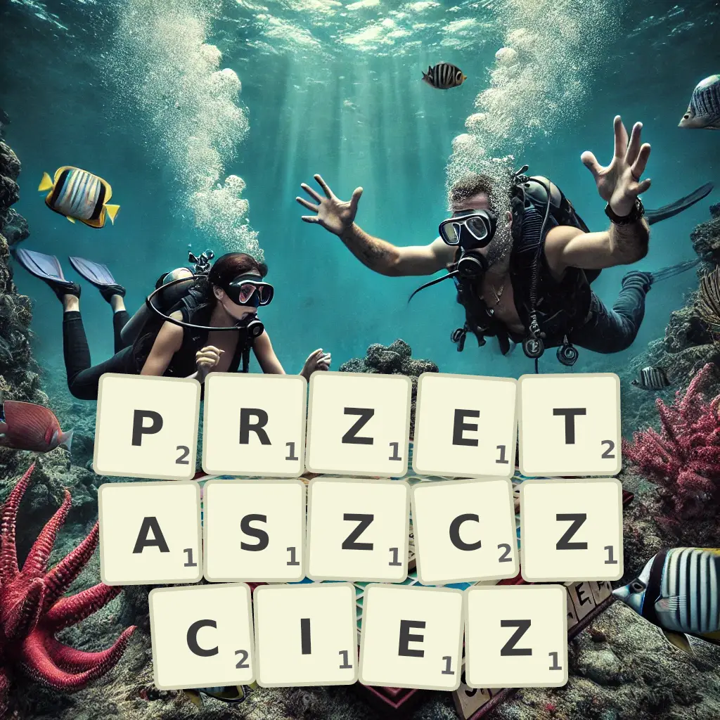 Słowa z liter PRZETASZCZCIEŻ