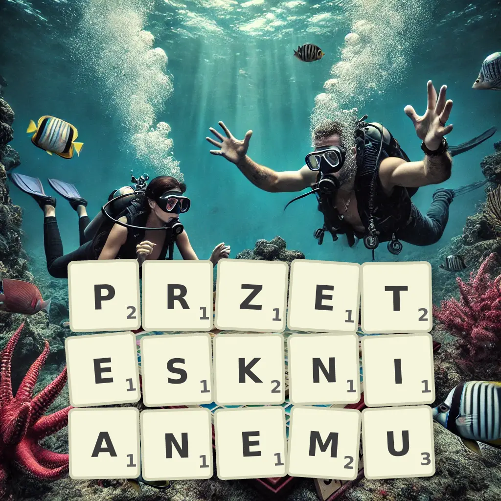 Słowa z liter PRZETĘSKNIANEMU