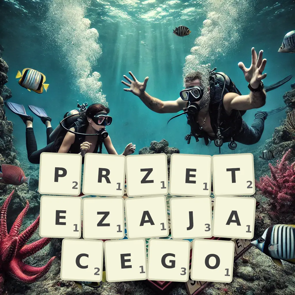 Słowa z liter PRZETĘŻAJĄCEGO