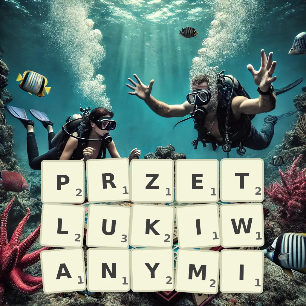 Lista słów z liter PRZETŁUKIWANYMI Słowa z liter PRZETŁUKIWANYMI