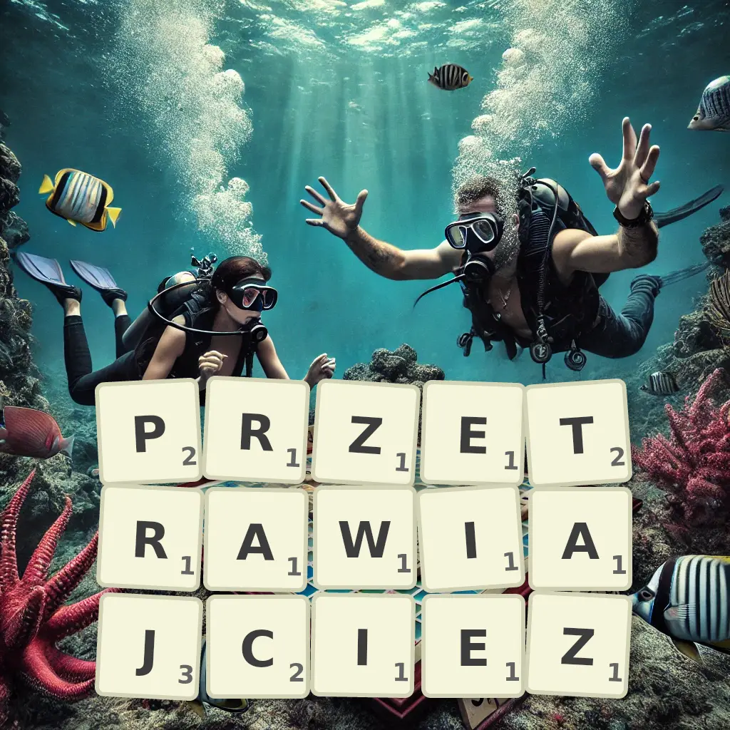 Słowa z liter PRZETRAWIAJCIEŻ