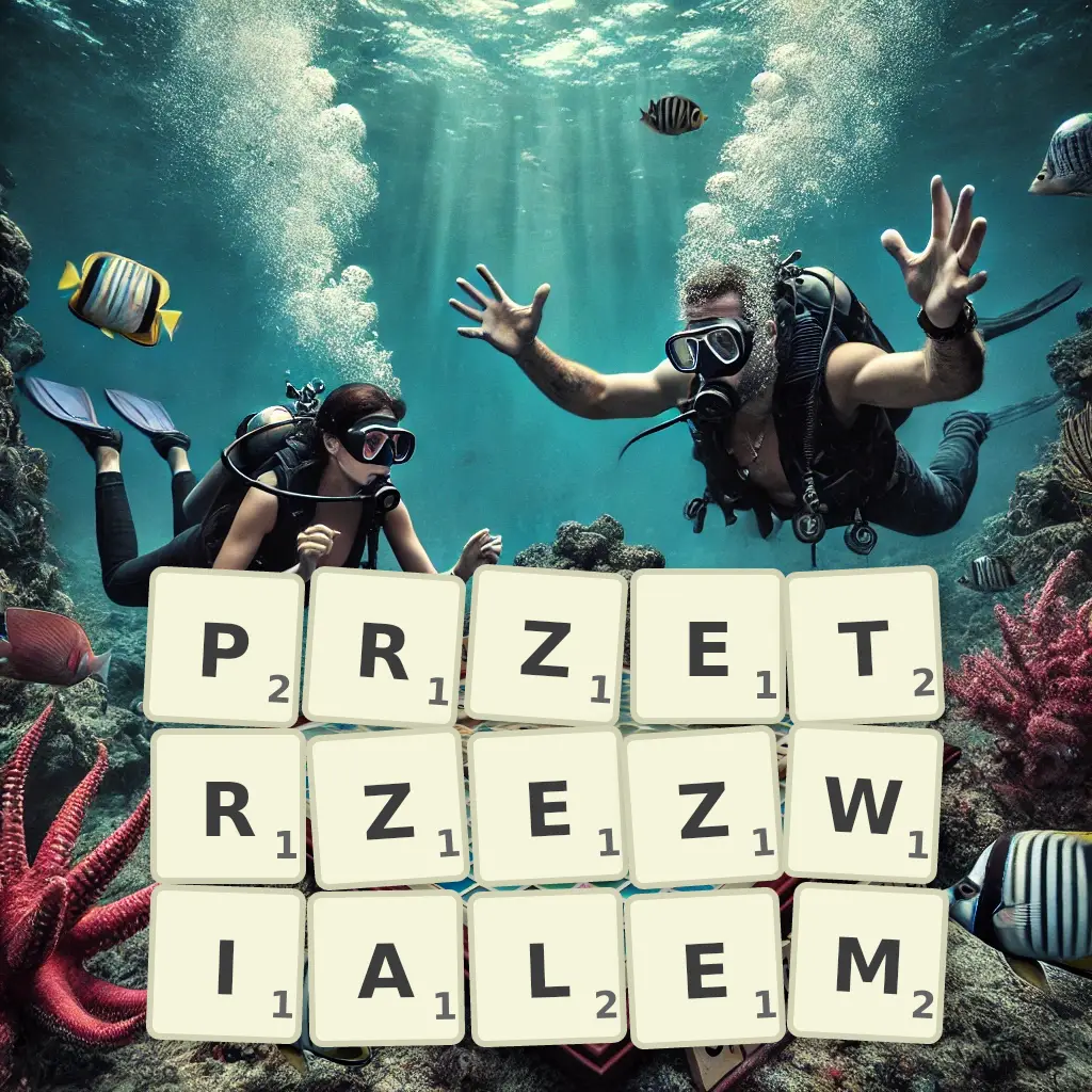 Słowa z liter PRZETRZEŹWIAŁEM