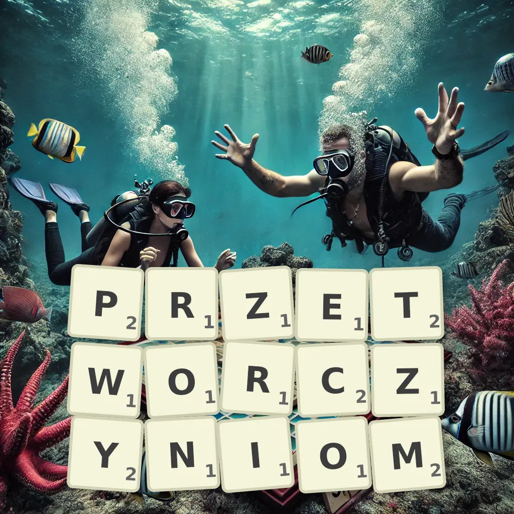 Słowa z liter PRZETWÓRCZYNIOM