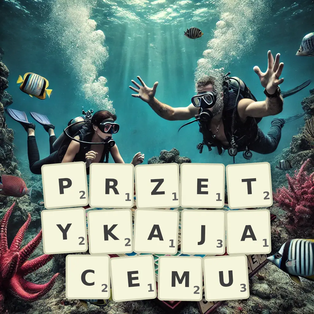 Słowa z liter PRZETYKAJĄCEMU