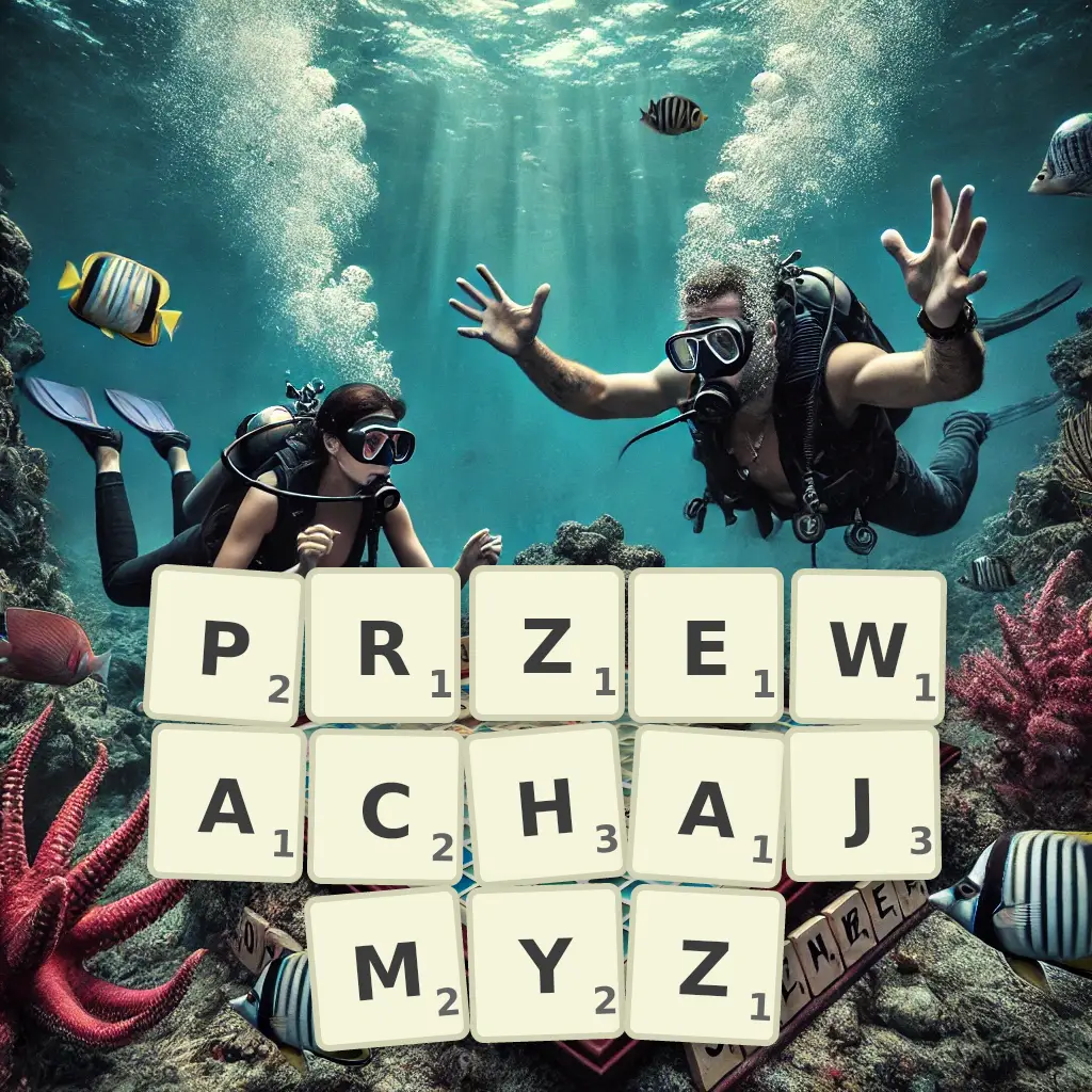 Słowa z liter PRZEWĄCHAJMYŻ