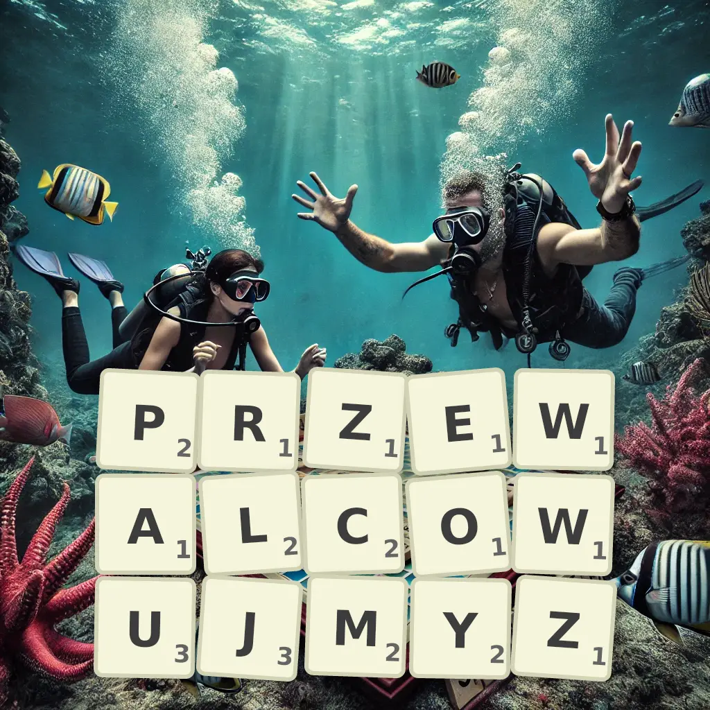 Słowa z liter PRZEWALCOWUJMYŻ