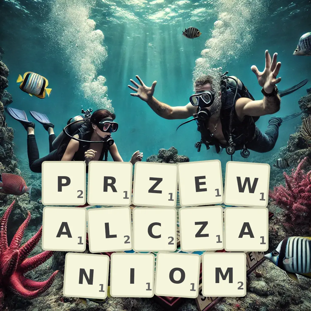 Słowa z liter PRZEWALCZANIOM