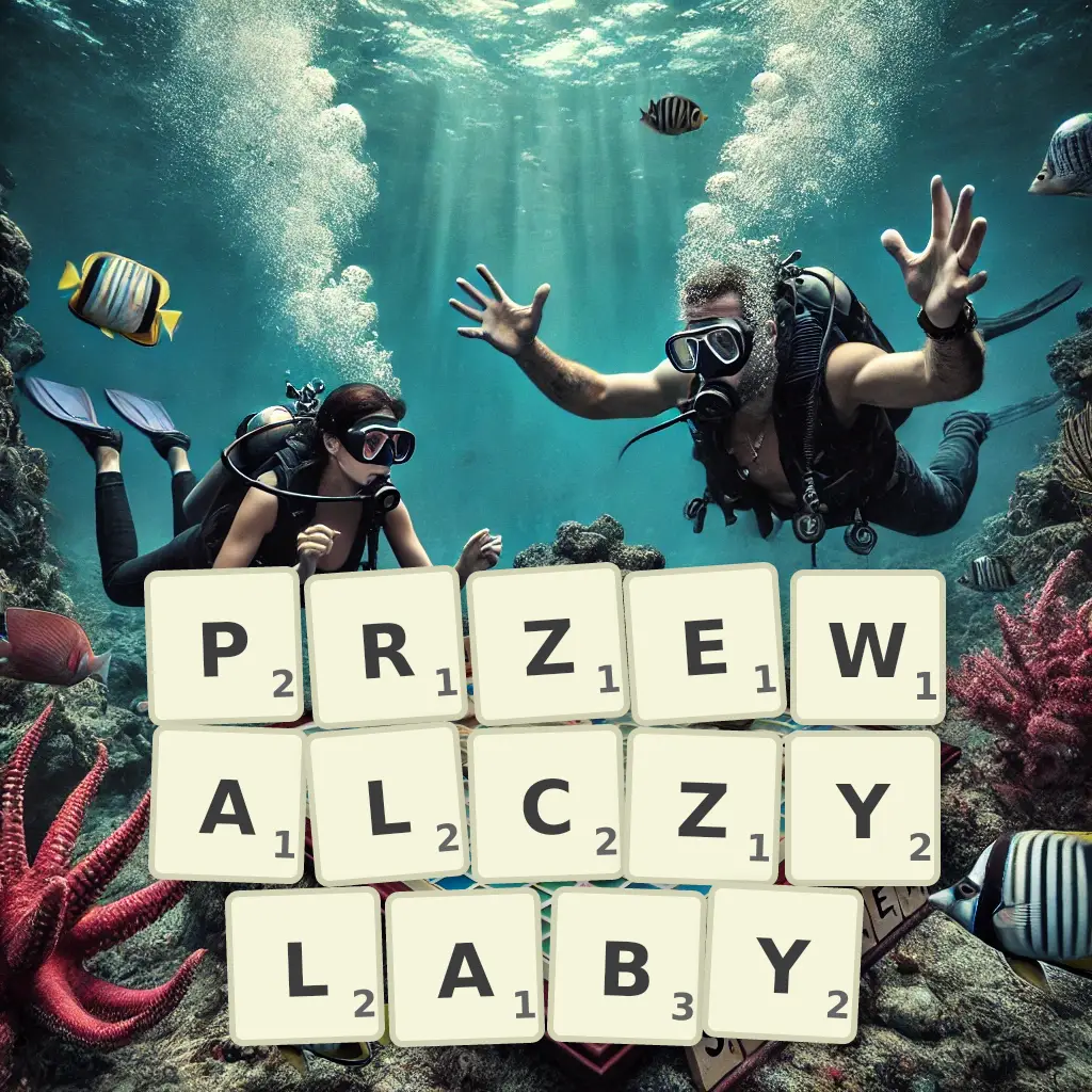 Słowa z liter PRZEWALCZYŁABY