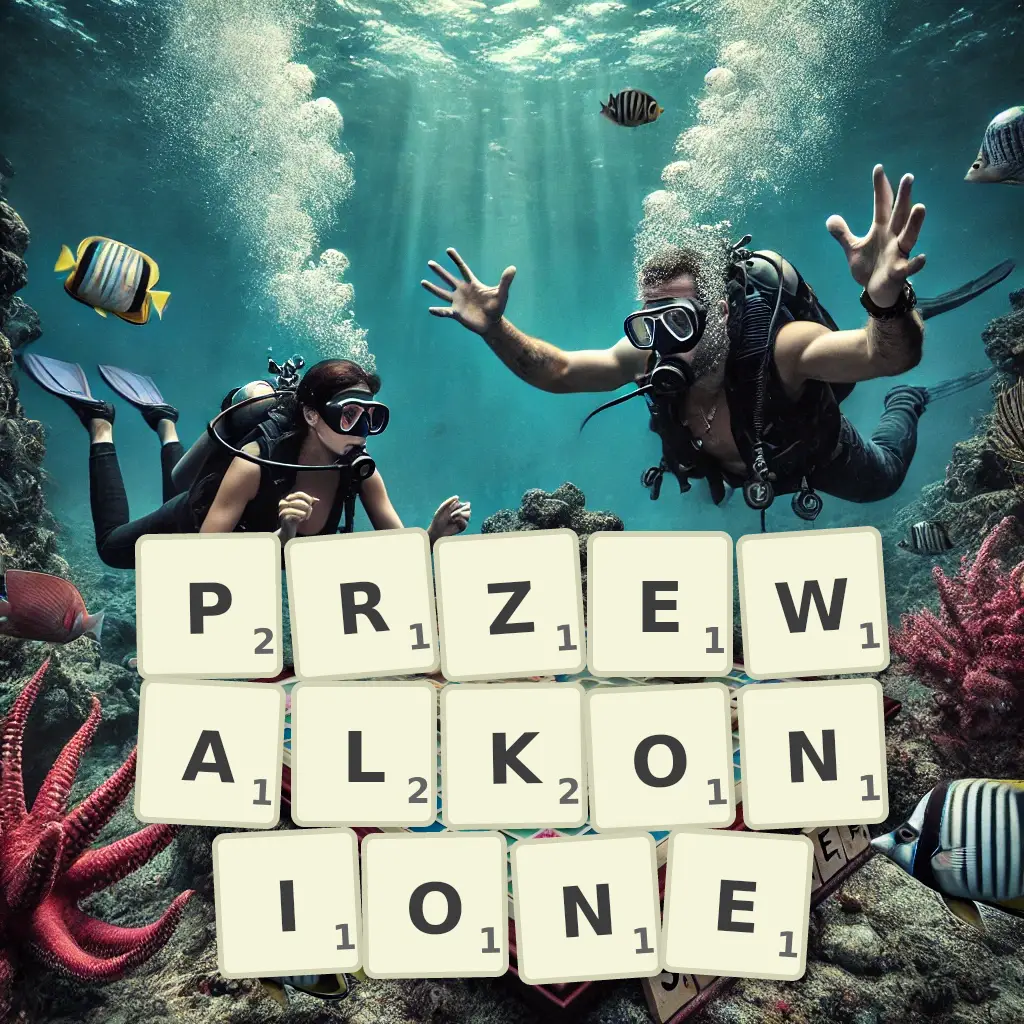Słowa z liter PRZEWAŁKONIONE