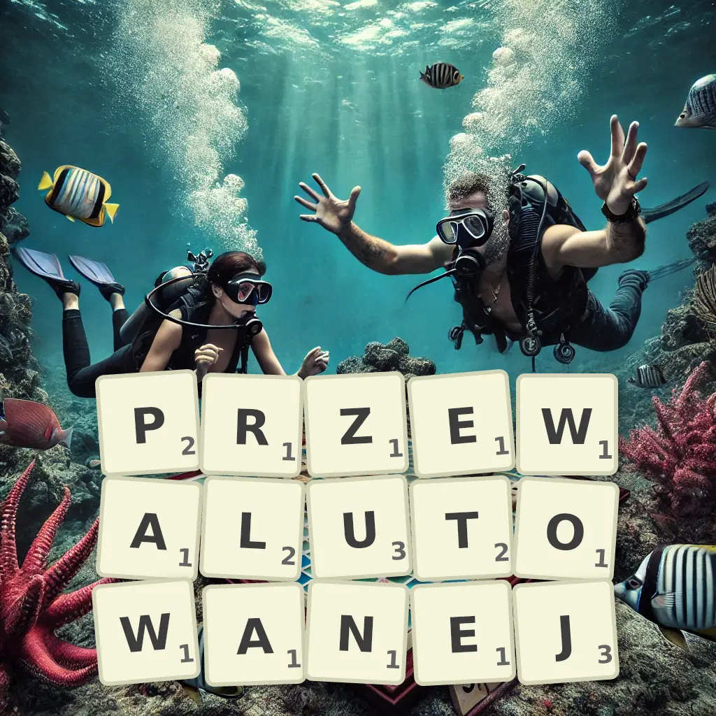 Słowa z liter PRZEWALUTOWANEJ