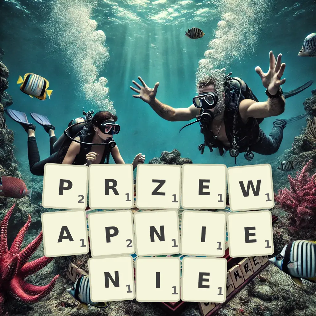 Słowa z liter PRZEWAPNIENIE
