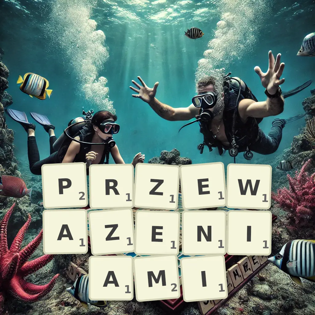Słowa z liter PRZEWAŻENIAMI