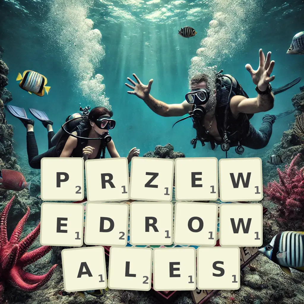 Słowa z liter PRZEWĘDROWAŁEŚ