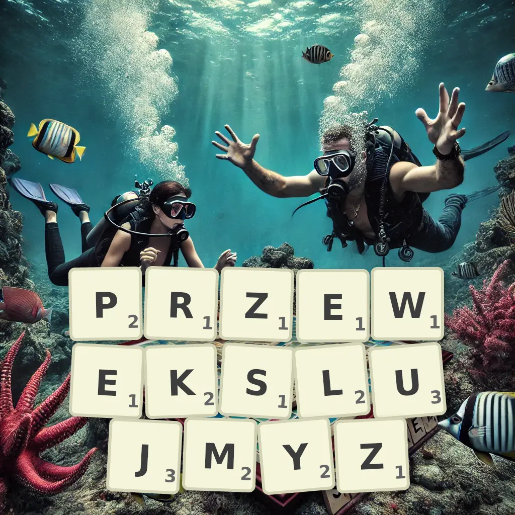 Słowa z liter PRZEWEKSLUJMYŻ