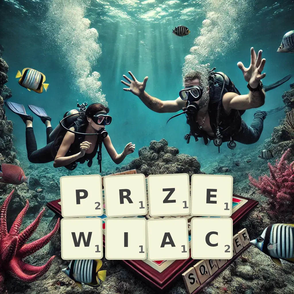 Słowa z liter PRZEWIAĆ