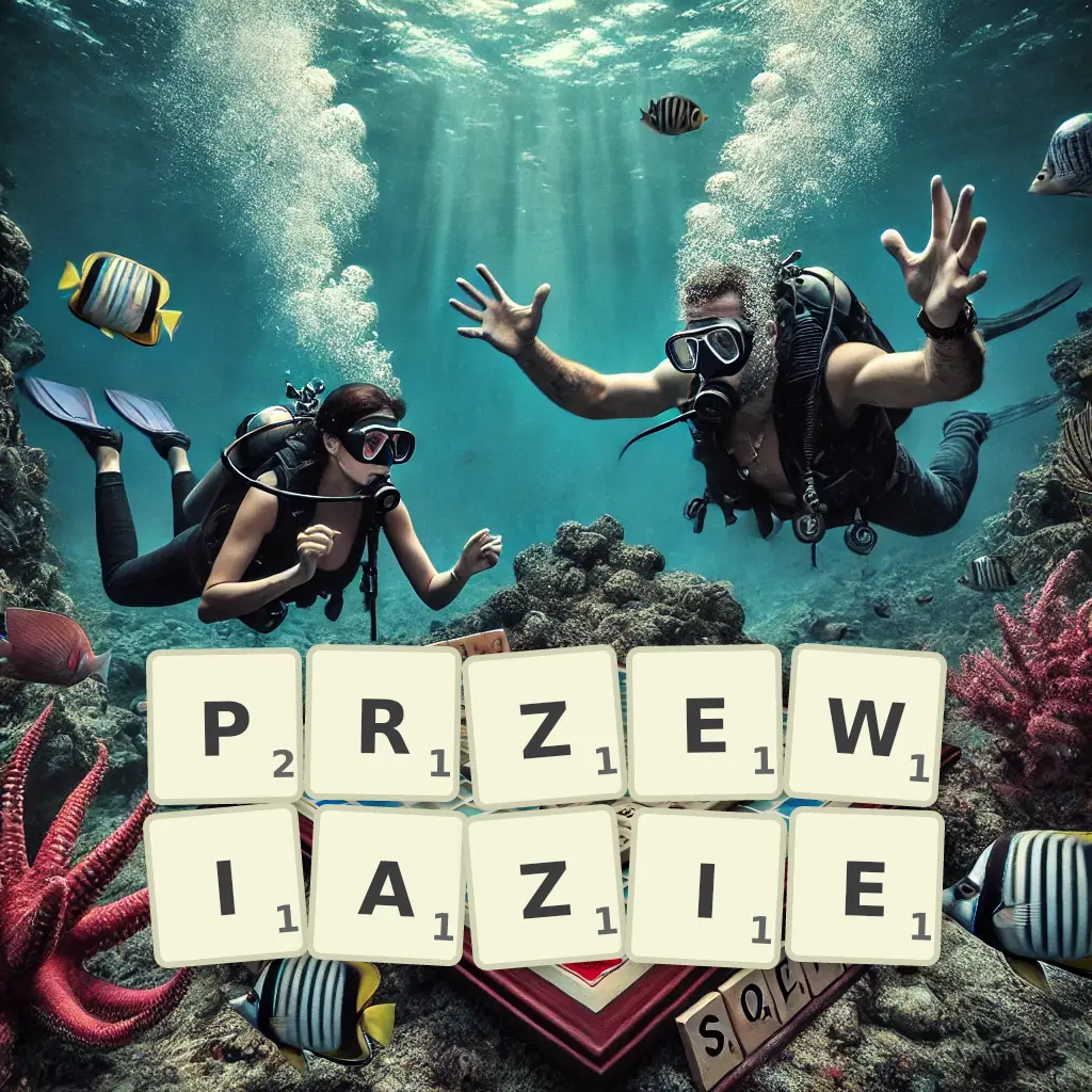 Słowa z liter PRZEWIĄZIE