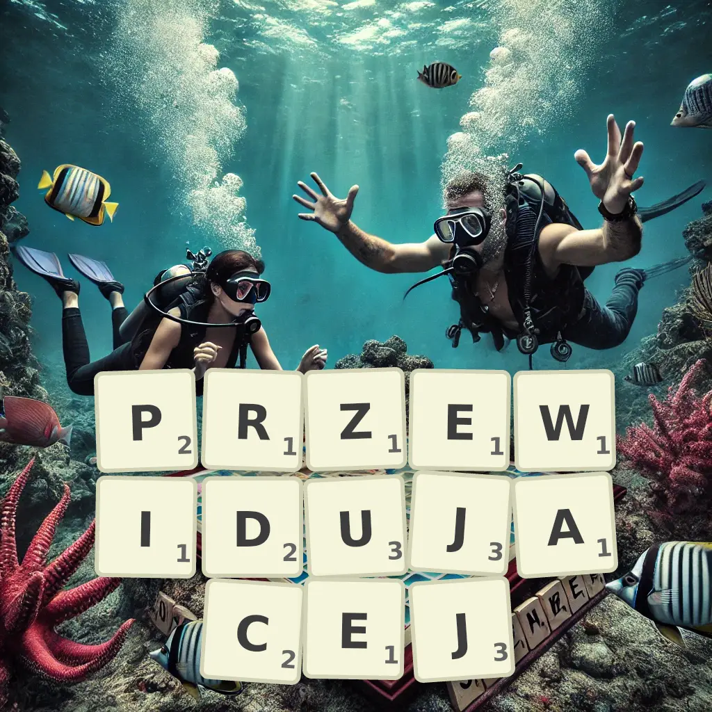 Słowa z liter PRZEWIDUJĄCEJ