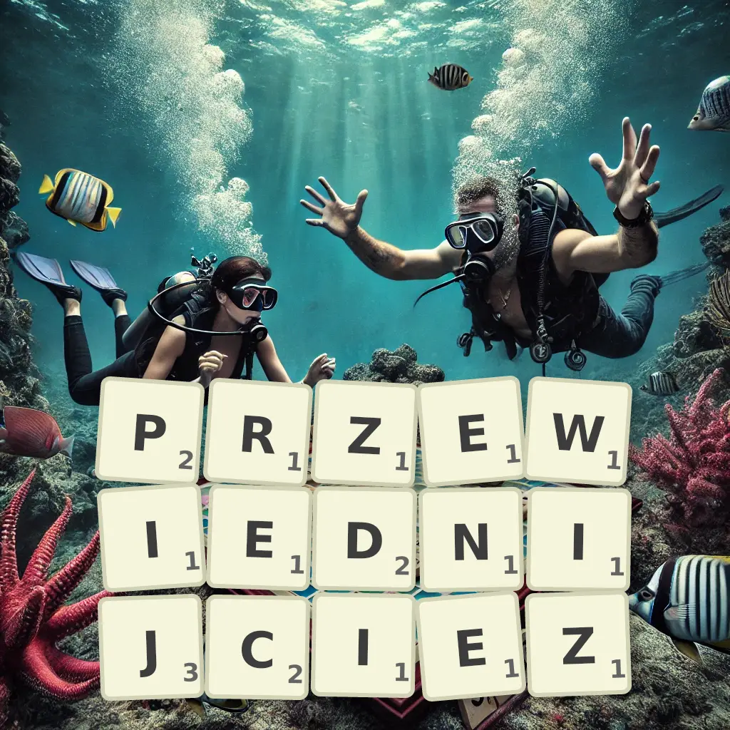 Słowa z liter PRZEWIĘDNIJCIEŻ