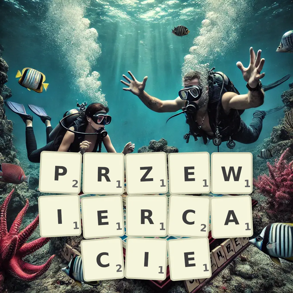 Słowa z liter PRZEWIERCACIE