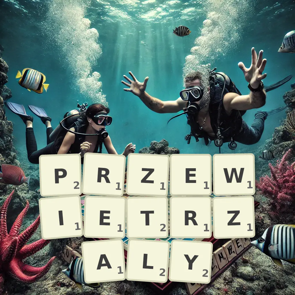 Słowa z liter PRZEWIETRZAŁY