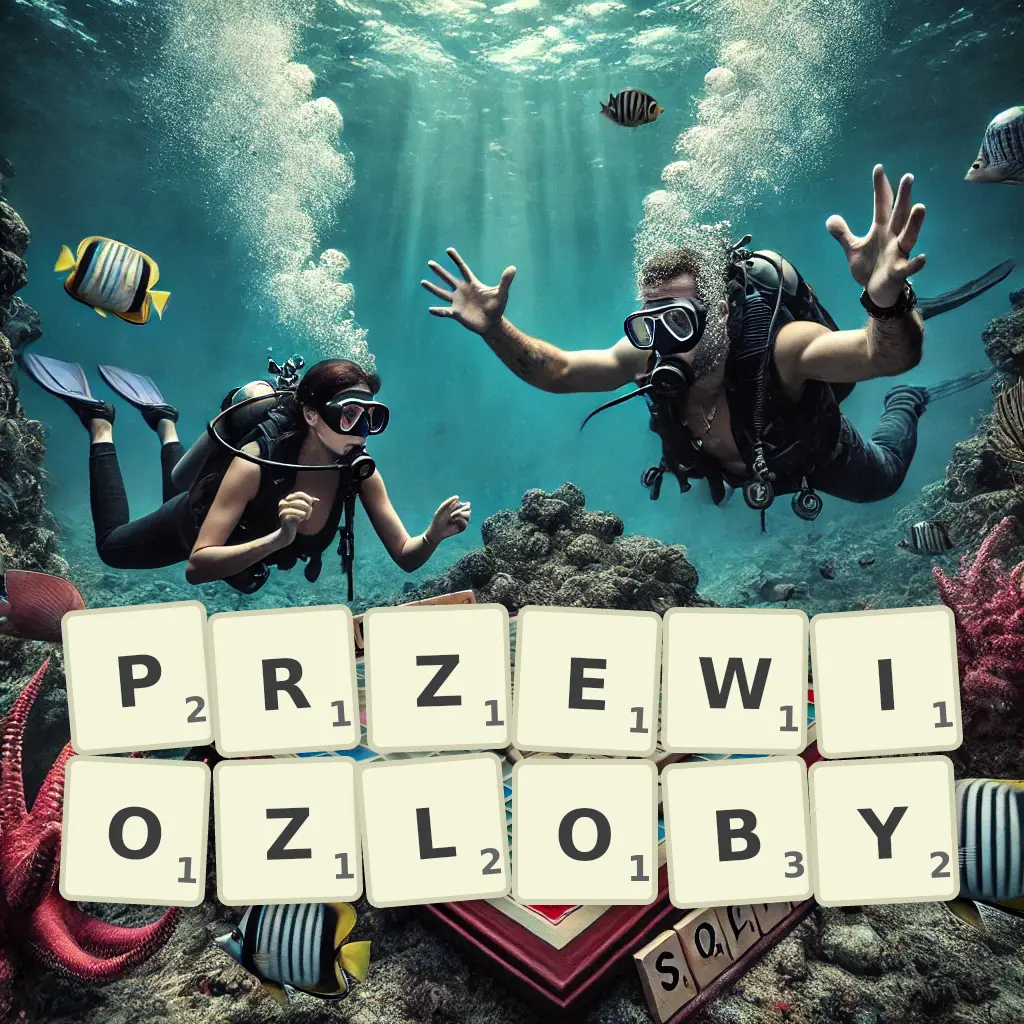 Słowa z liter PRZEWIOZŁOBY