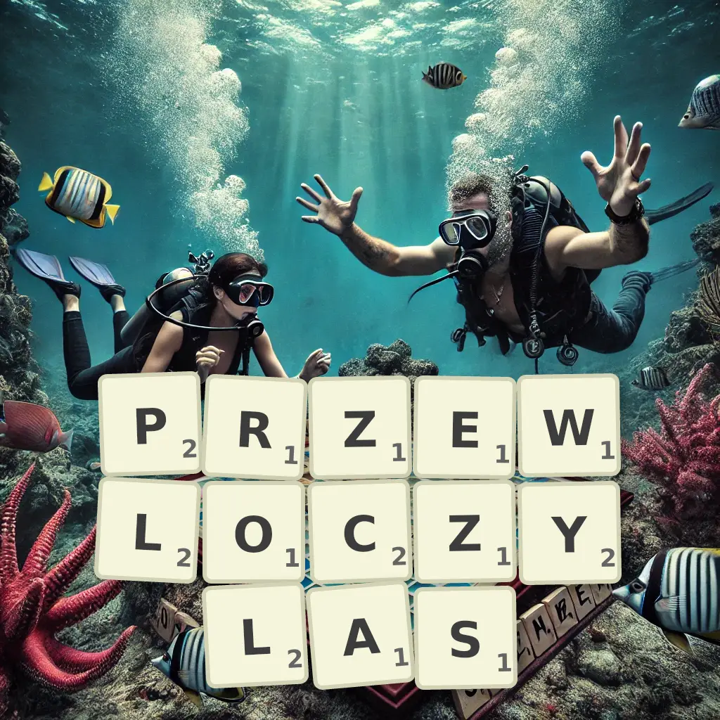 Słowa z liter PRZEWŁÓCZYŁAŚ