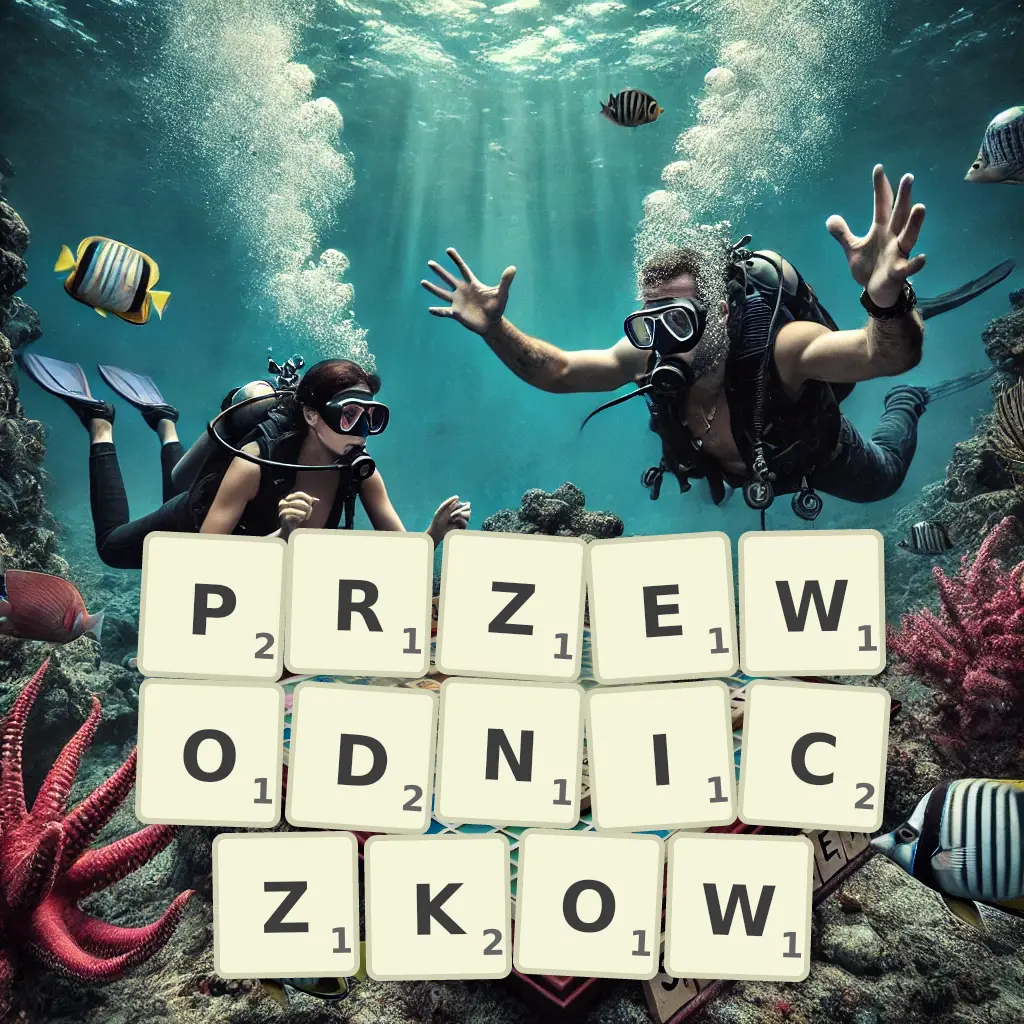 Słowa z liter PRZEWODNICZKÓW