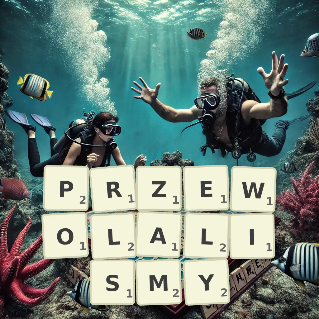 Słowa z liter PRZEWOŁALIŚMY