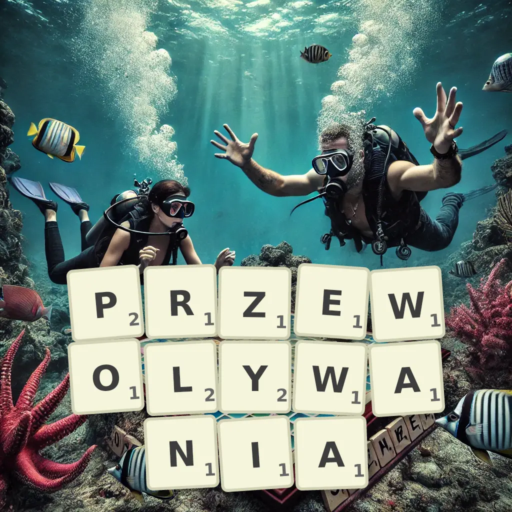 Słowa z liter PRZEWOŁYWANIA