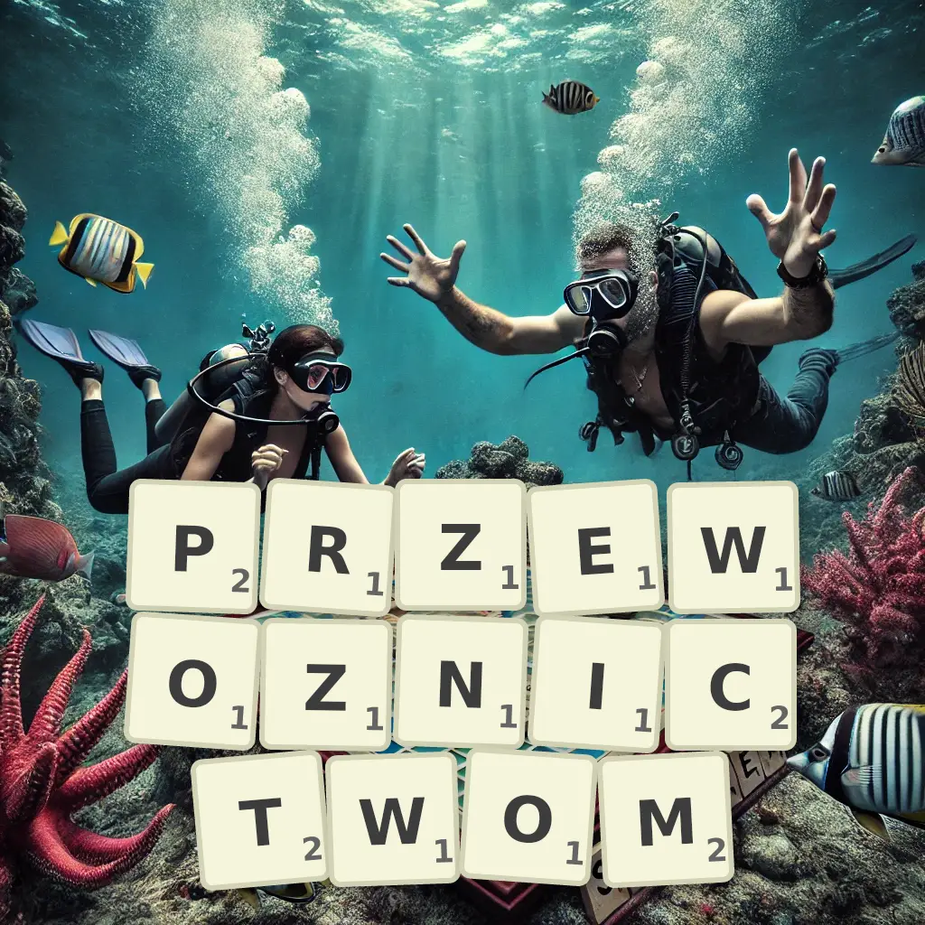 Słowa z liter PRZEWOŹNICTWOM
