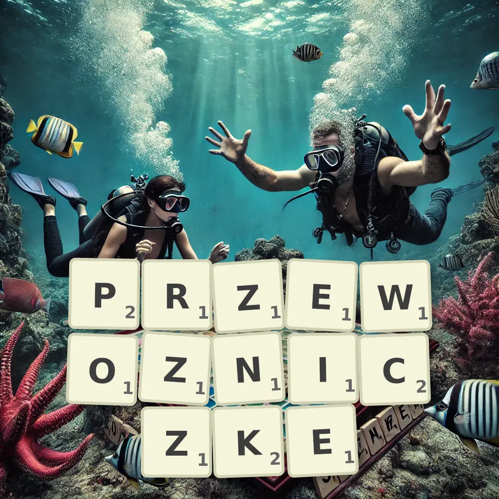 Słowa z liter PRZEWOŹNICZKĘ
