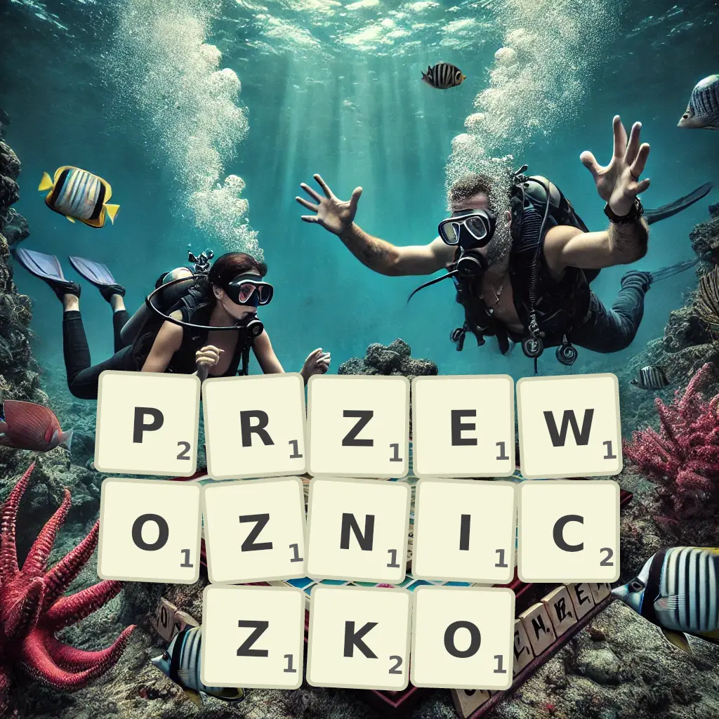 Słowa z liter PRZEWOŹNICZKO